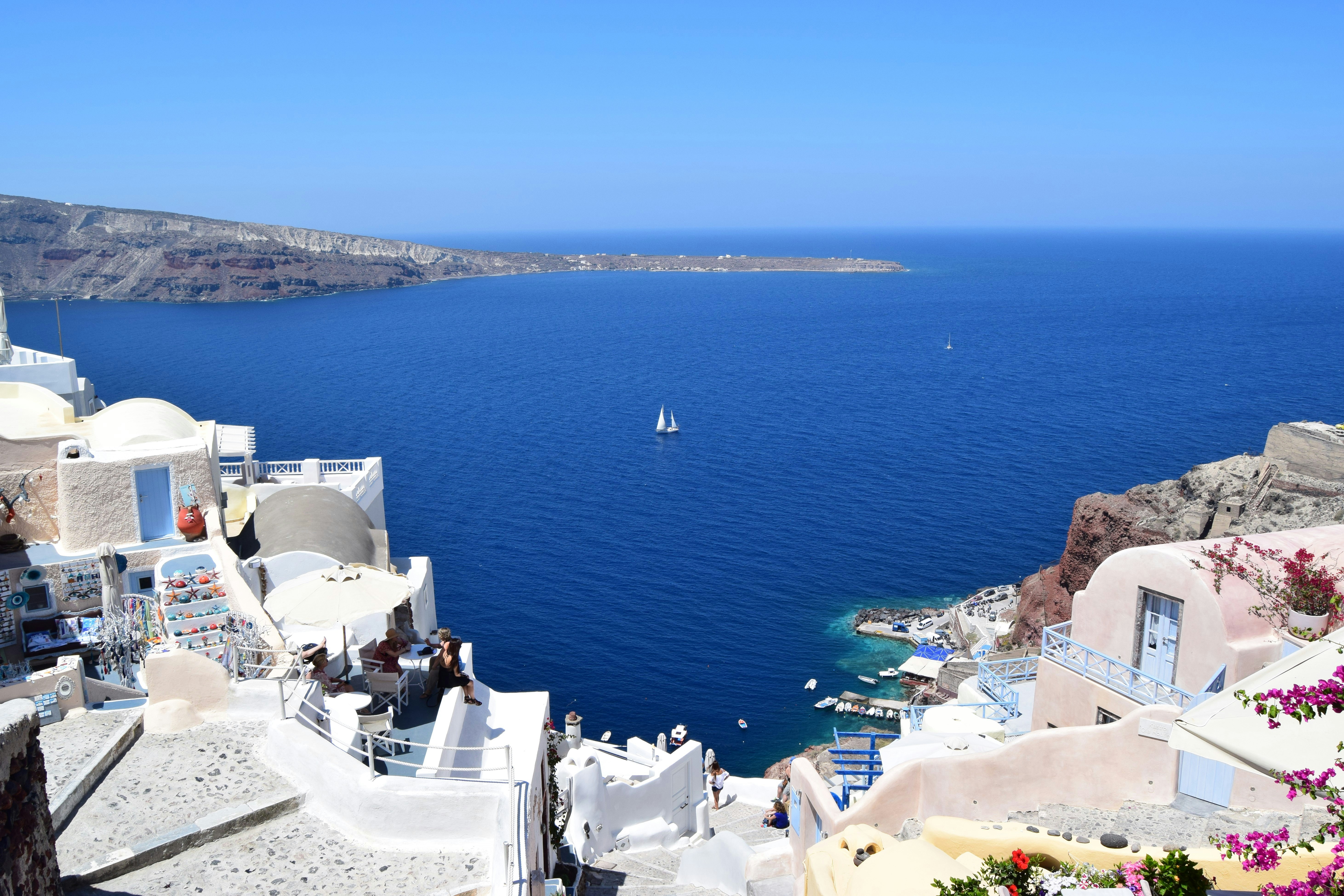 Santorini Greece Mediterranean coast